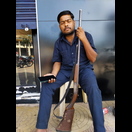 Security vor einer Bank